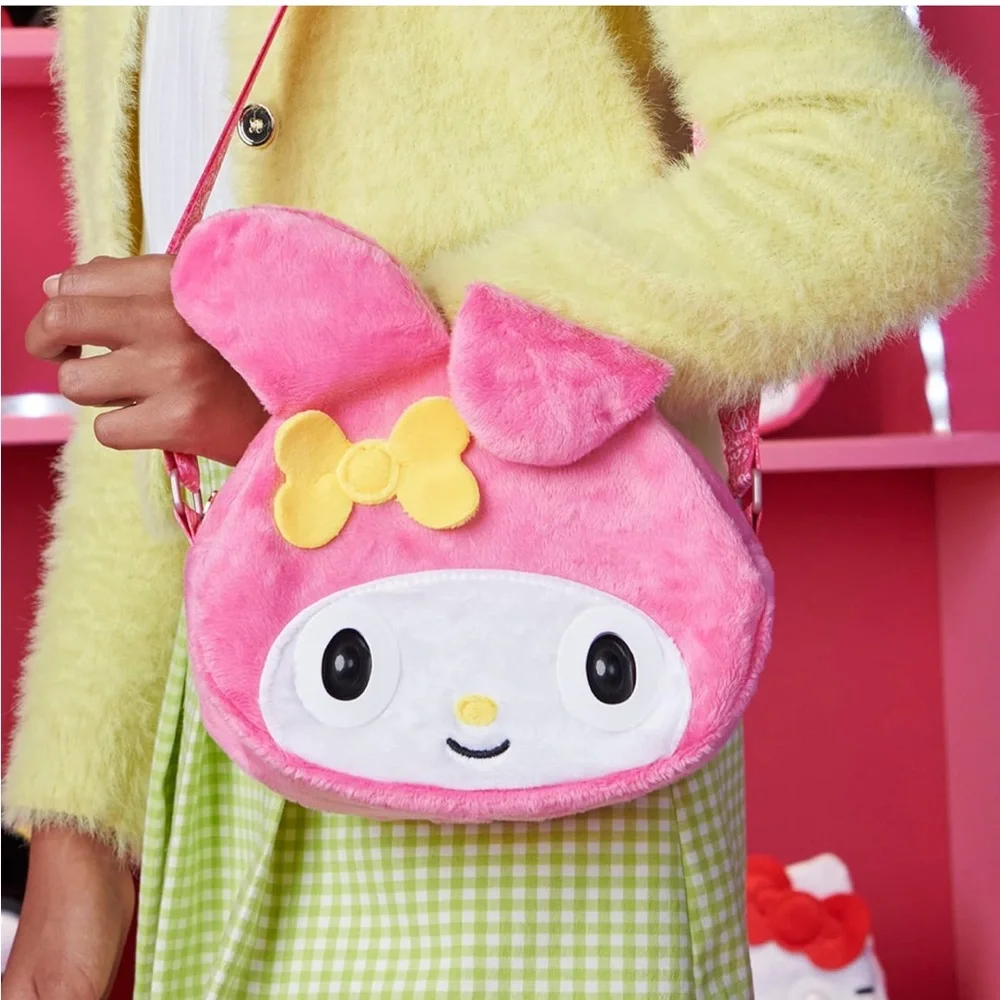 Sanrio My Melody Interactive Pet Toy & Plush Crossbody Purse Bag
